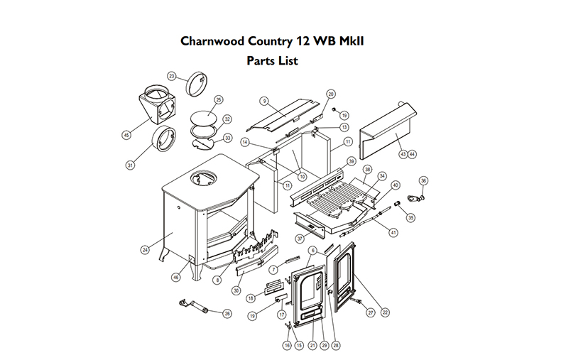 Wood Burning Stove Spares