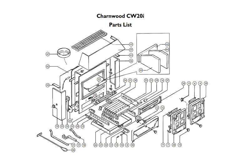 Spare Parts For Charnwood Stoves