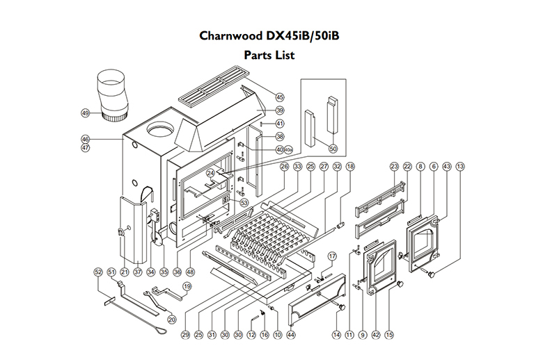 Charnwood Parts Country Stoves