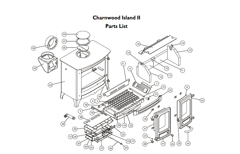 Island Stove Parts