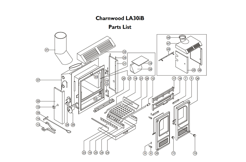 Spare Charnwood LA Parts